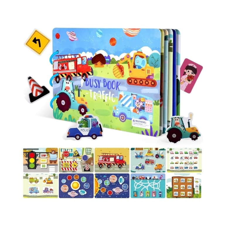 Joymaxx Papieren Activiteitenboek Voertuigen 2