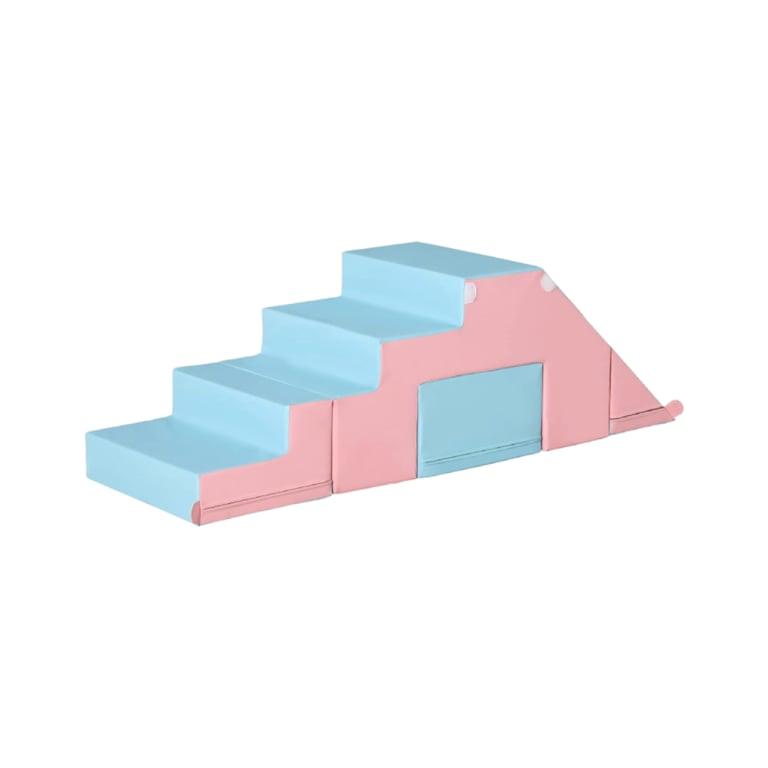 Montessori Qaba Foam Speelset Roze en Blauw