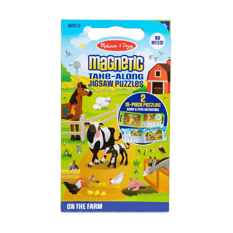 Montessori Melissa & Doug Magnetische Puzzel op de Boerderij