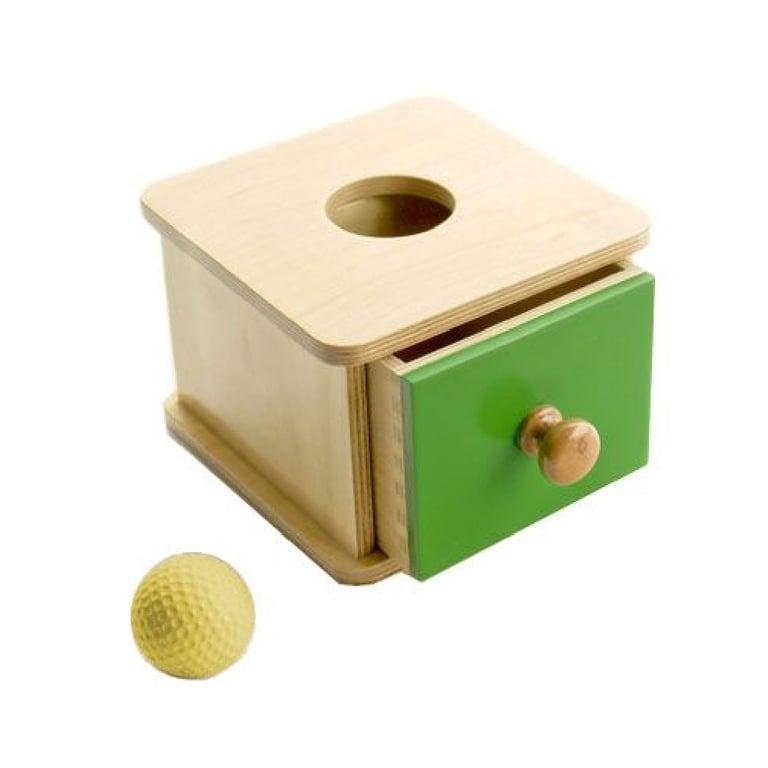 Montessori Montessori Outlet Imbucare Doos met Gebreide Bal