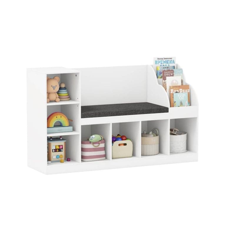 Costway 3-in-1 Speelgoed Organizer met Leeshoek