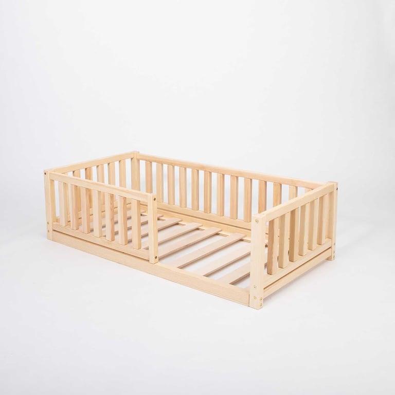 Sweet Home From Wood Vloerbed Met Relingen Aan 4 Zijden Enkel Dennenhout