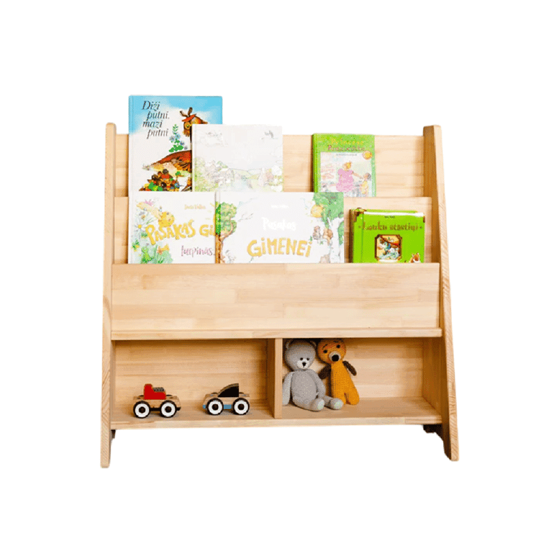 Montessori MandreleKids Frontale Boekenkast Naturel