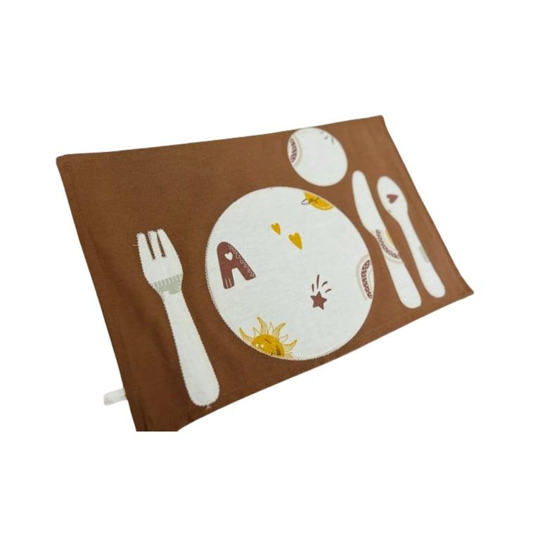 Montessori Rock-A-Toy Montessori Placemat Boho