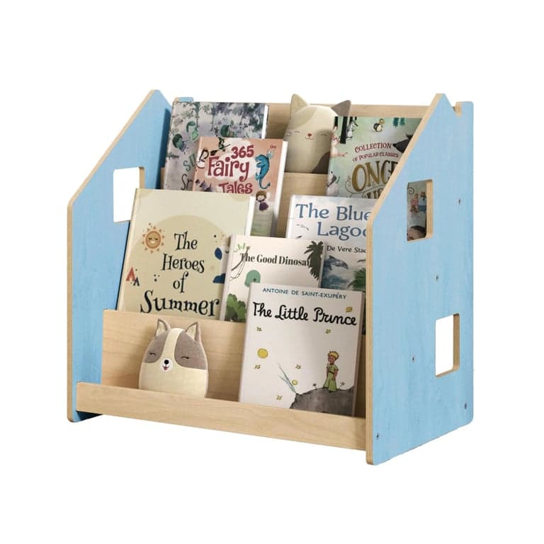 Busy Kids Boekenmeubel Blauw
