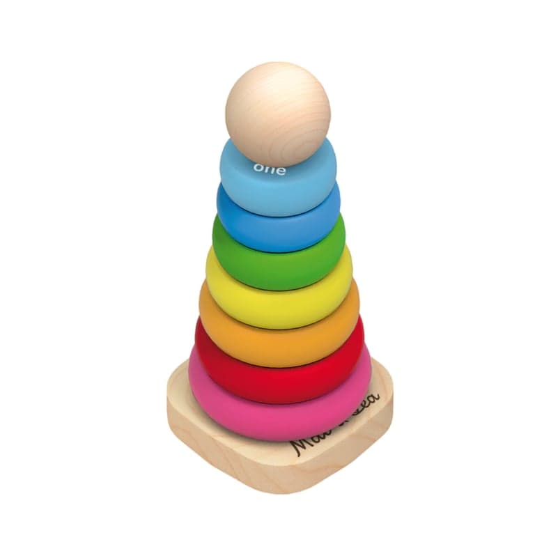 Max & Lea Ringstapelaar Regenboog