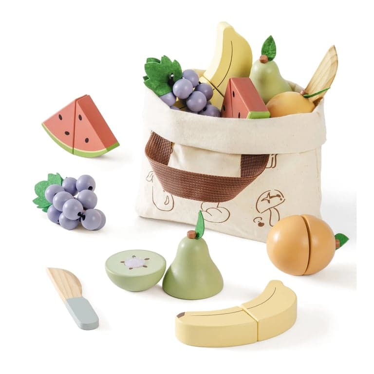 Robud Houten Snij Voedselset Fruit