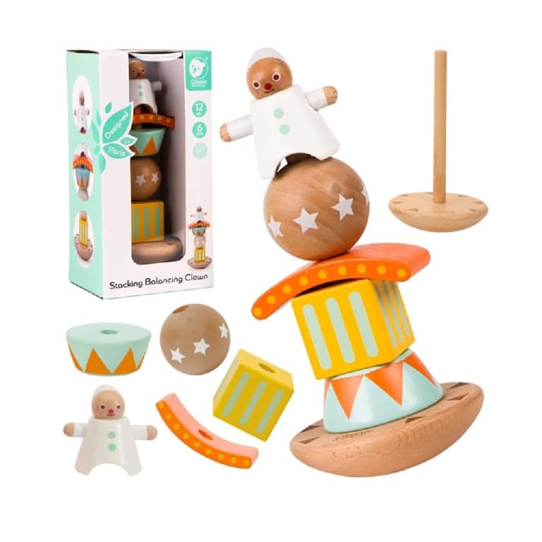 Classic World Stapelen Wiebel Speelgoed Clown