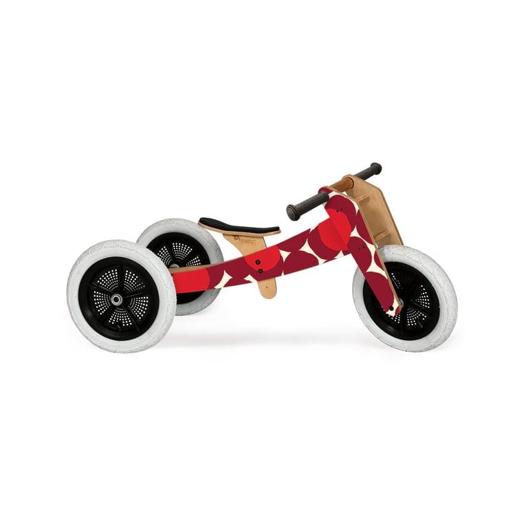 Montessori Wishbone Original 3-in-1 Balance Bike Red