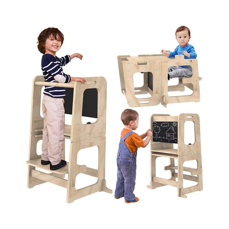 Montessori Beeneo 4-in-1 Opvouwbare Peutertoren