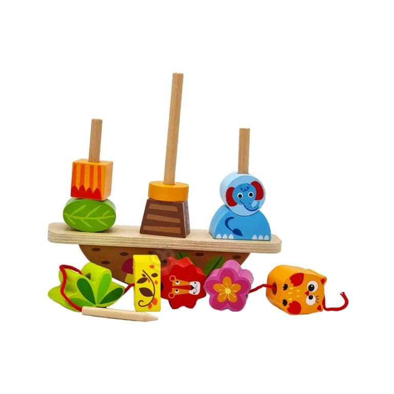 Tooky Toy Balans Stapelaar Dieren