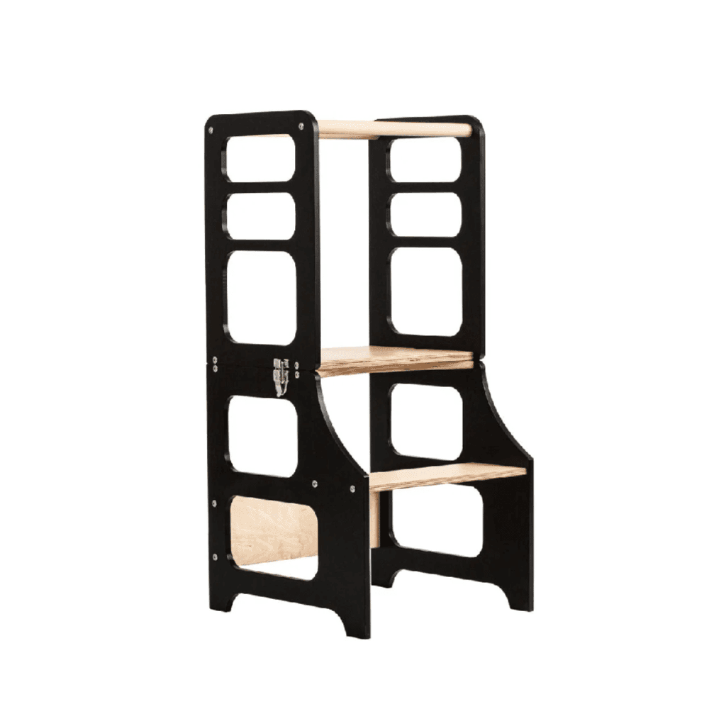 Duck Woodworks Omvormbare Peutertoren Zwart