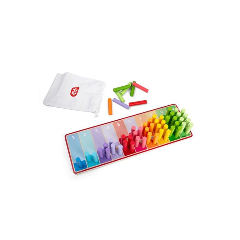 Montessori Bigjigs Toys Houten Getallen Prikbord