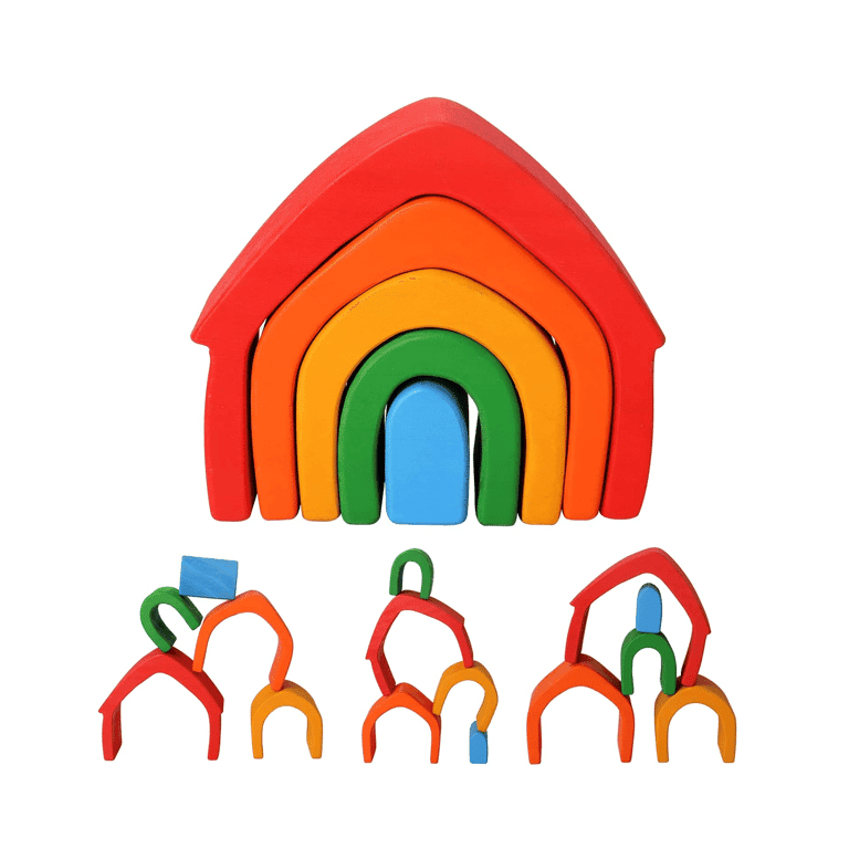 Montessori Dinhon Boog Stapelaar Regenboog Huis