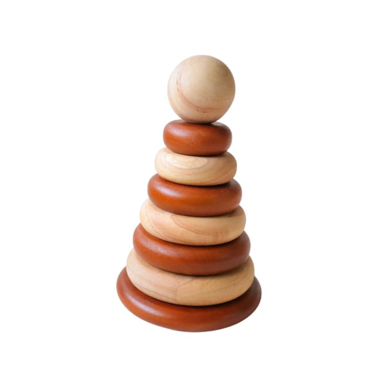 QToys Stapelringen Naturel