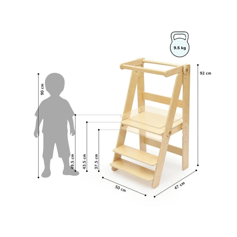 Busy Kids Opvouwbare Leertoren Ongevernist