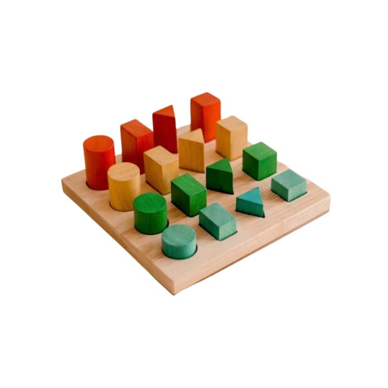 QToys-Bord Voor Vormen en Maten