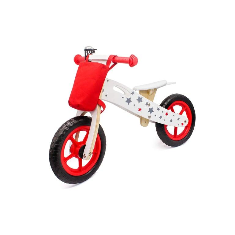 Montessori G4RCE 2-Wiel Balansfiets met Mandje Rood