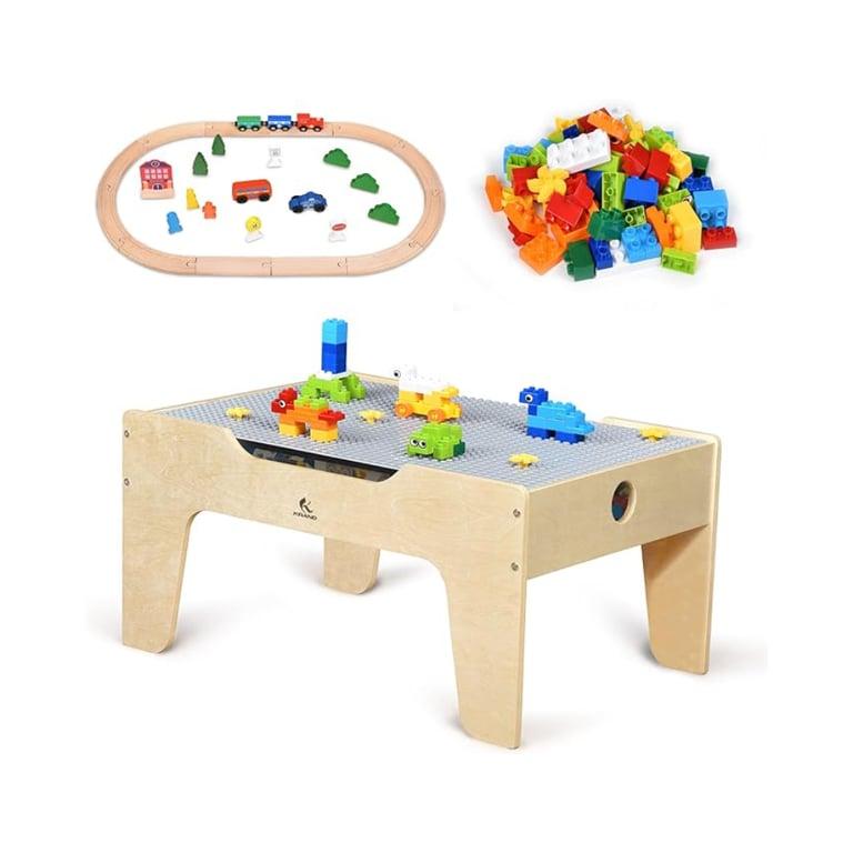 Montessori KRAND Multi-Purpose Activity Play Table Big-Peg Baseplate Version