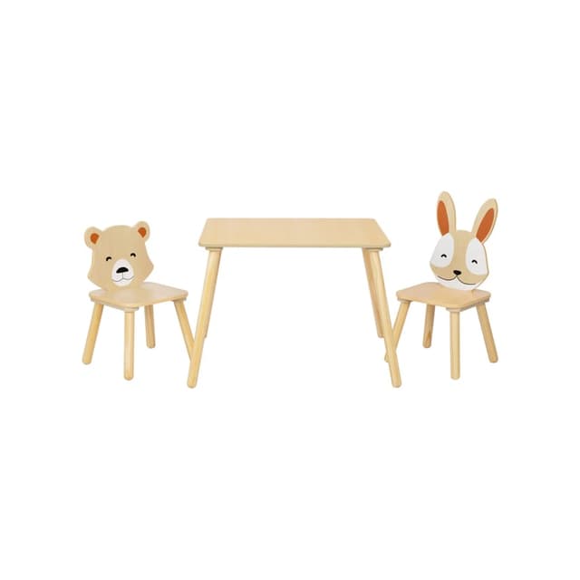 Busy Kids Tafel en 2 Stoelen Dier