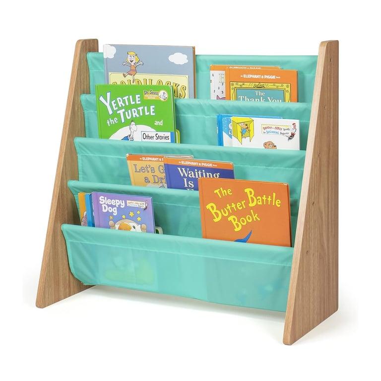 Montessori Humble Crew Boekenplank met Voorkant Seafoam Green/Natural