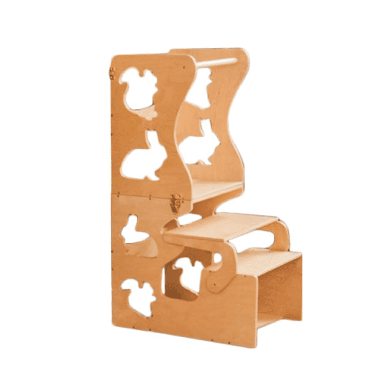 Wood and Hearts Leertoren Multifunctioneel Dieren vormen