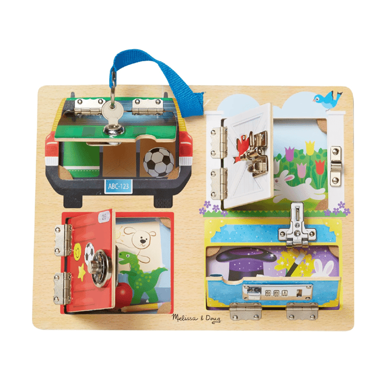 Montessori Melissa & Doug Sloten en Grendels Bord