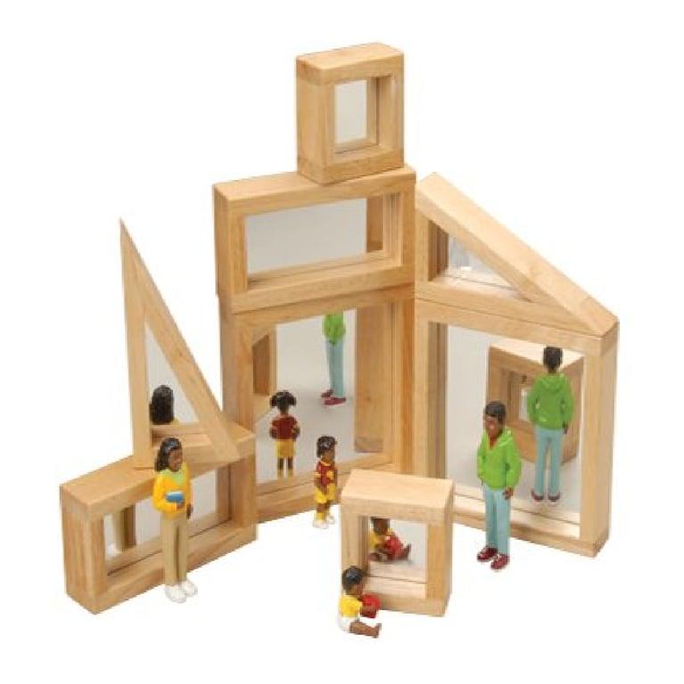 Montessori Constructive Playthings Spiegel Houten Blokken-Set