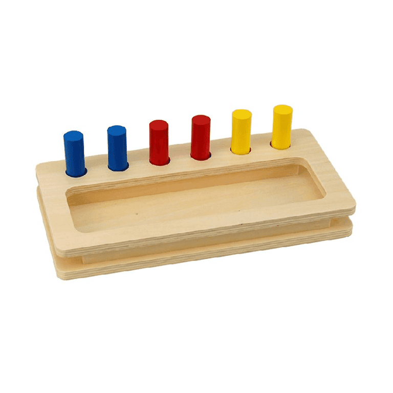 Montessori Kid Advance Montessori Inwerpkistjes met Pinnen