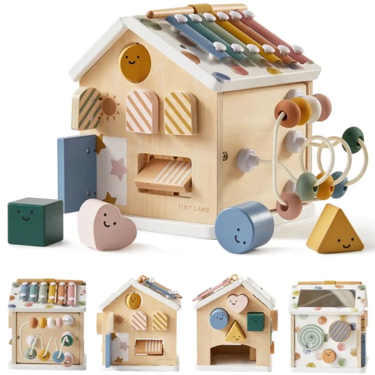Tiny Land Huisje Activiteiten Kubus Morandi