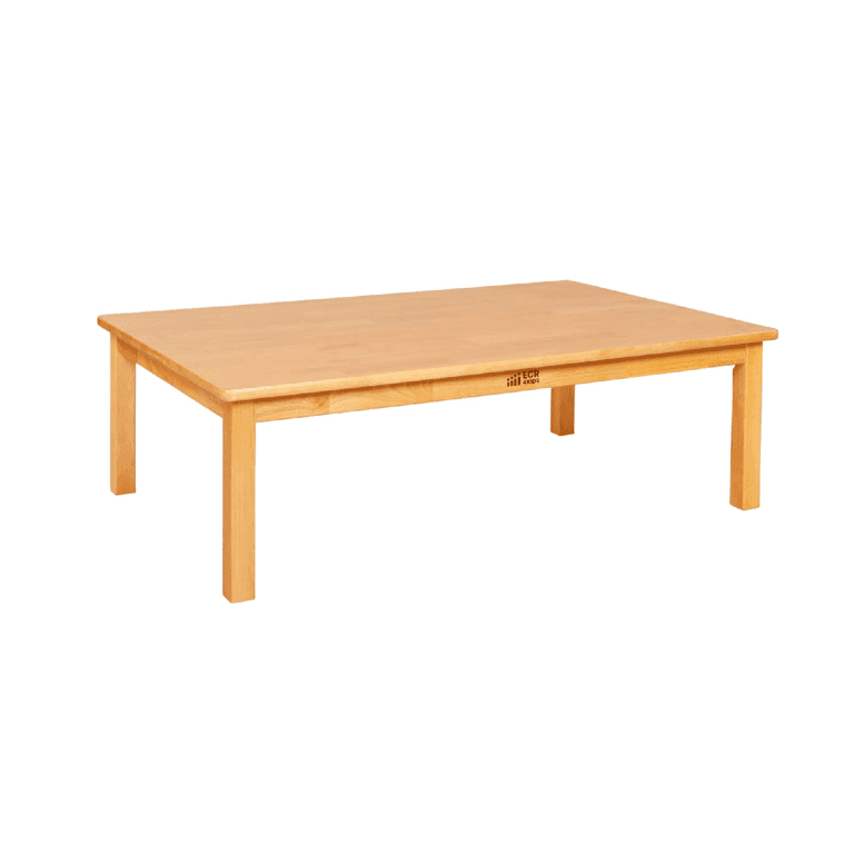 Montessori ECR4Kids Chowki Rechthoekige Vloertafel 76,2 x 121,9