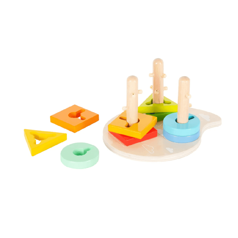 Montessori Small Foot Motorische Vaardigheden Spelvormen en Kleuren