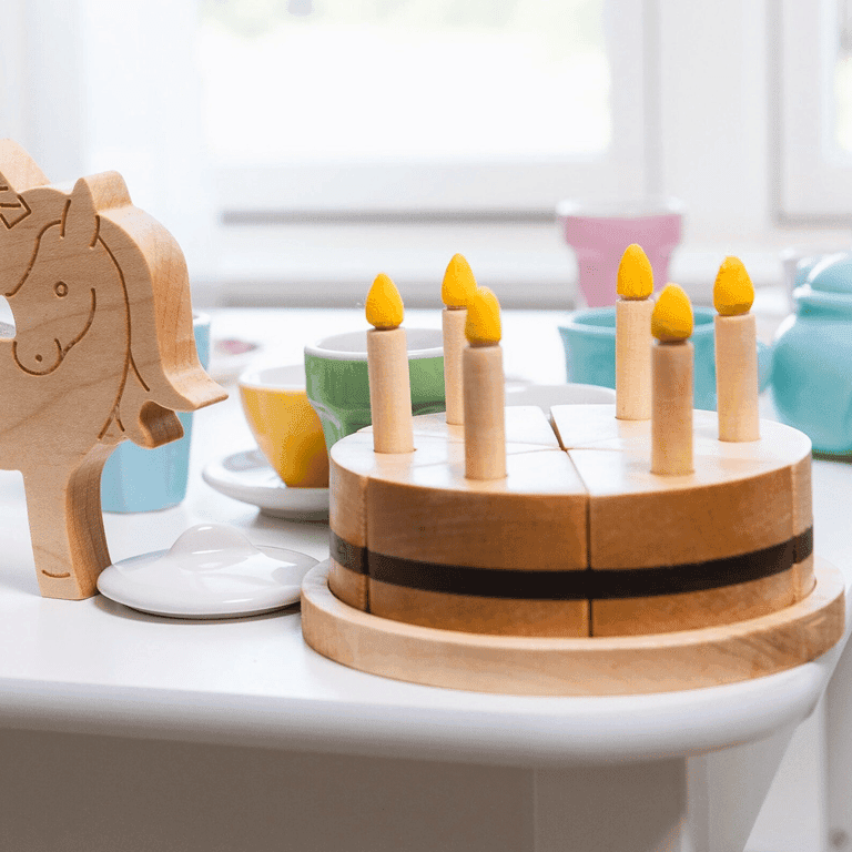 Montessori Play Nice Houten Speelgoed Verjaardagstaart