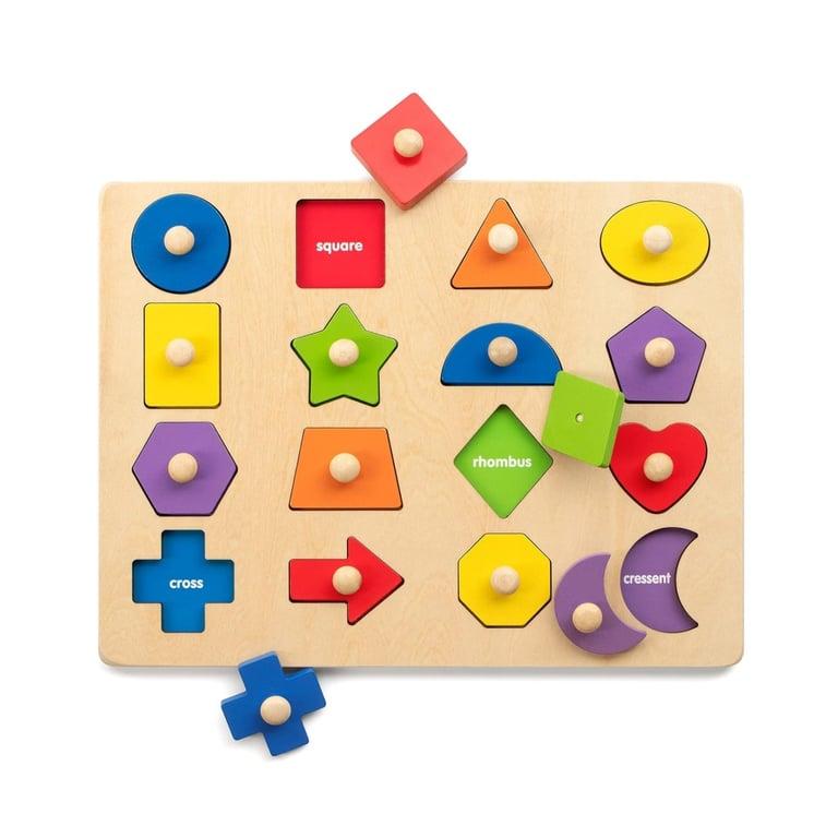 Montessori Coogam Houten Vormensorteer Puzzel