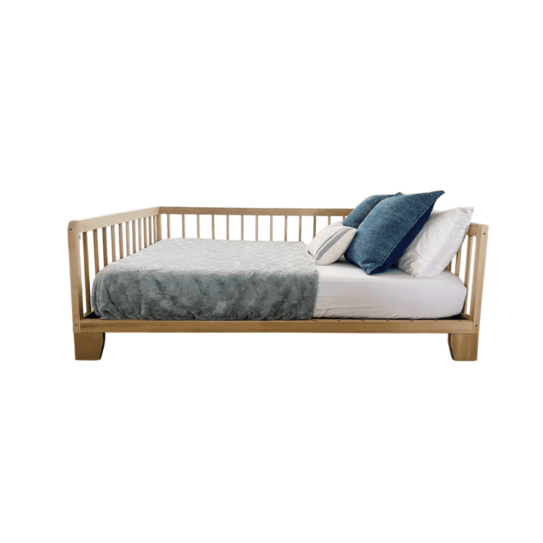 Montessori Simply Sori Queen Size Vloerbed Met Lattenbodem Natuurlijk