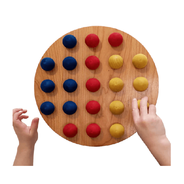 Montessori Montessori N' Such Jumbo Houten Knop Pegboard Set