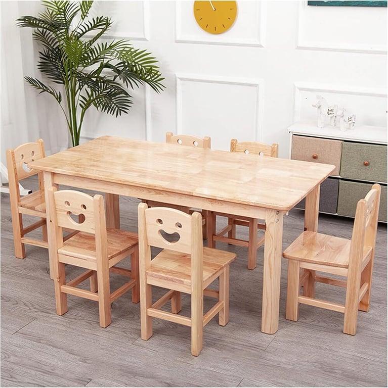 Montessori ARMERI Tafel- en 6 Stoelset