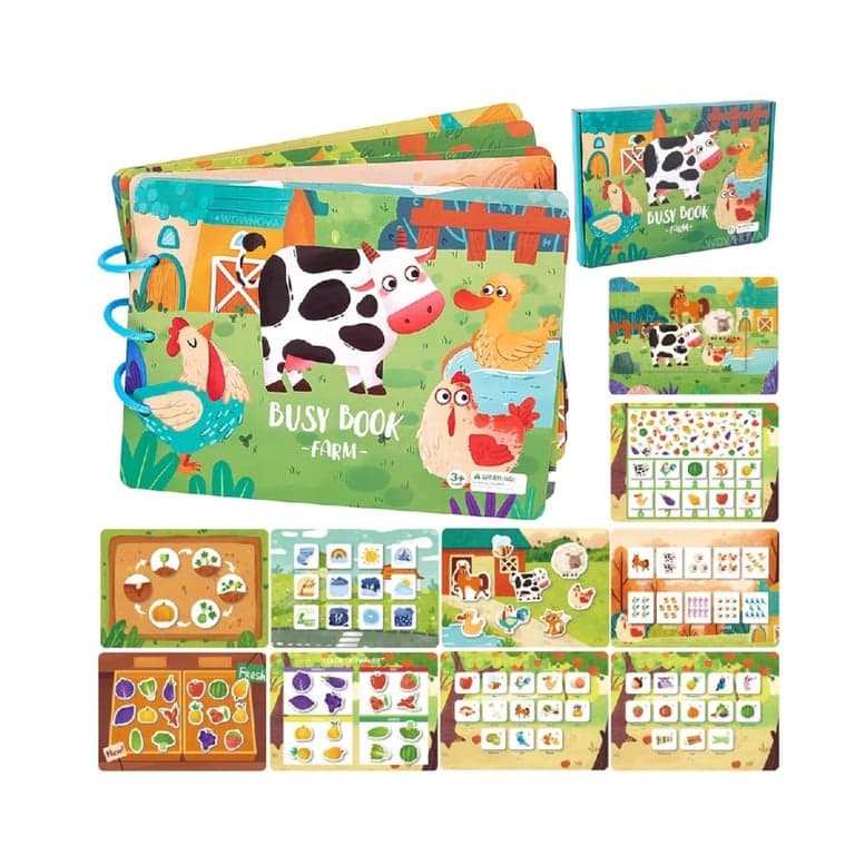 Joymaxx Papieren Activiteitenboek Boerderij