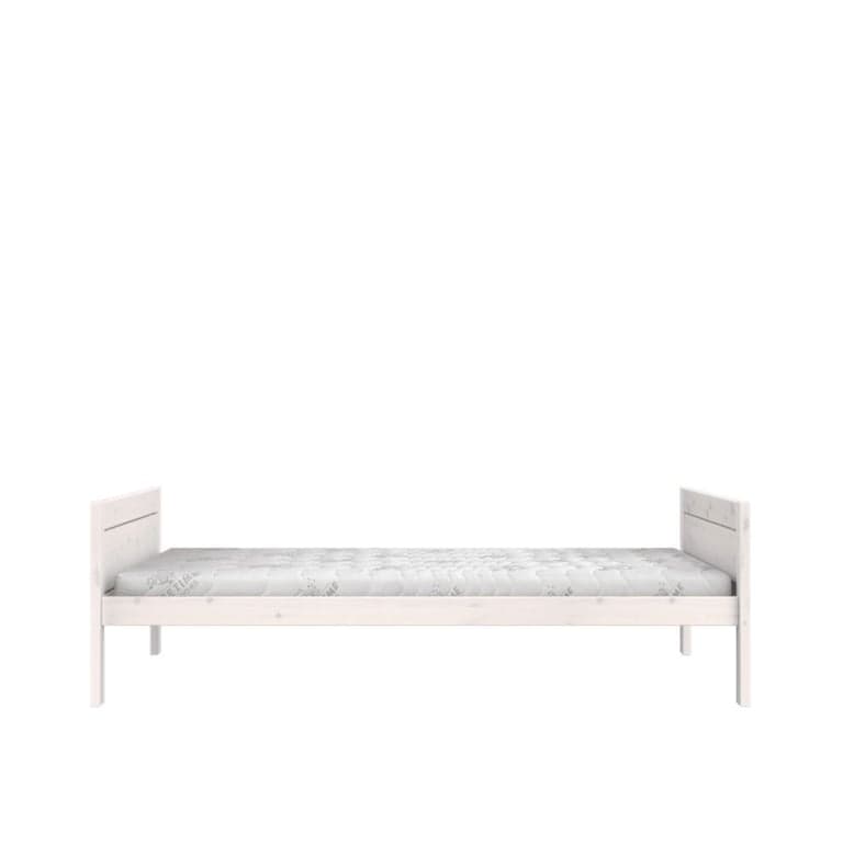 LIFETIME Kidsroom Eénpersoonsbed 140 x 200 cm Whitewash Premium