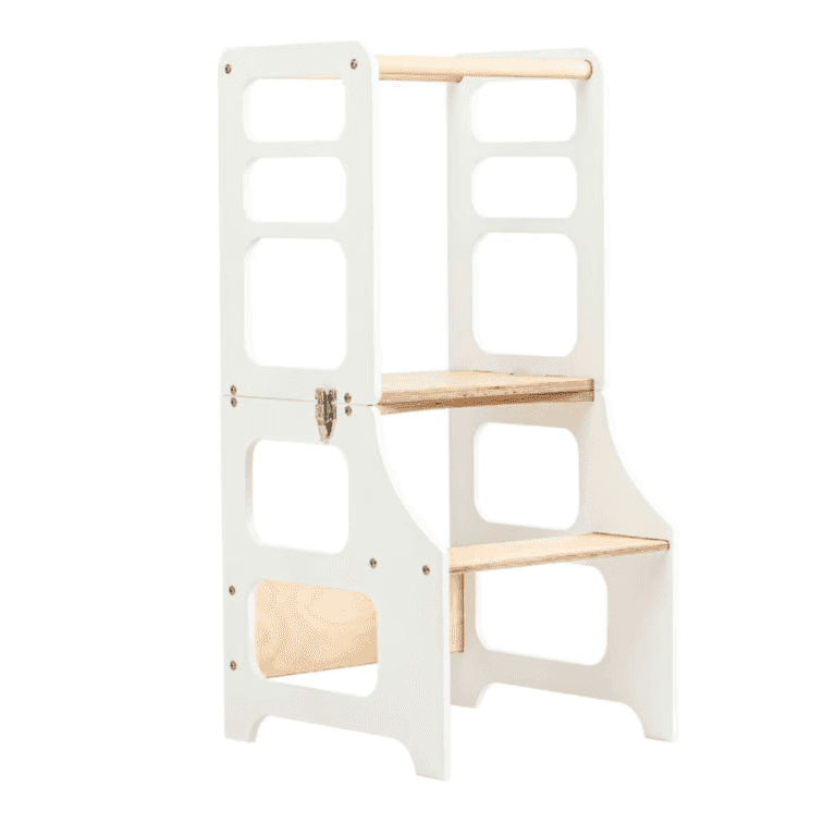 Duck Woodworks Omvormbare Peutertoren Wit