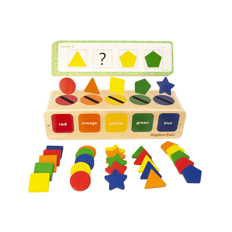 Montessori WOODENFUN Kleur Sorteer Spel