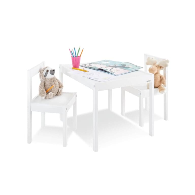Pinolino Tafel en 2 Stoelen Set Olaf Wit