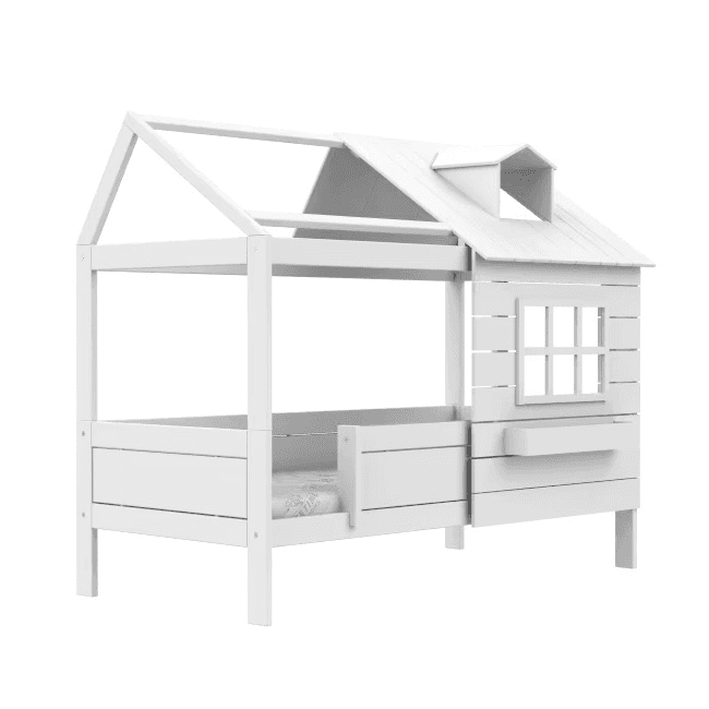 LIFETIME Kidsroom Lake House Bed 90 x 200 cm Wit Standaard