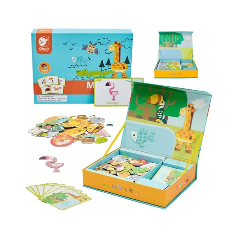 Classic World Magnetische Puzzel Dieren